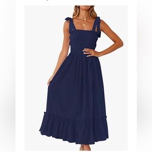 Zesica women’s summer dress in navy